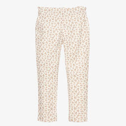 Everything Must Change-Girls Ivory Cotton Trousers | Childrensalon Outlet
