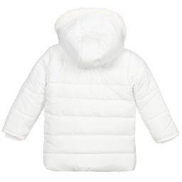 Everything Must Change-Girls Ivory Padded Jacket | Childrensalon Outlet