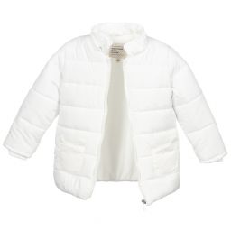 Everything Must Change-Girls Ivory Padded Jacket | Childrensalon Outlet