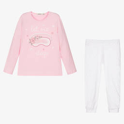 Everything Must Change-Длинная розовая пижама из хлопка | Childrensalon Outlet