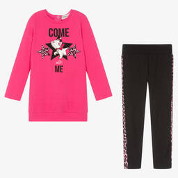 Everything Must Change-Розовое платье Disney и легинсы для девочек | Childrensalon Outlet