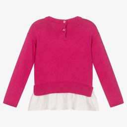 Everything Must Change-Girls Pink Knitted Sweater | Childrensalon Outlet