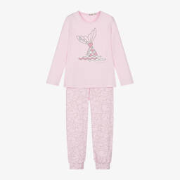 Everything Must Change-Girls Pink Mermaid Cotton Pyjamas | Childrensalon Outlet