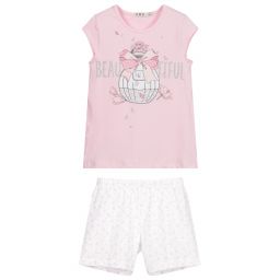 Everything Must Change Girls Pink Short Pyjamas Childrensalon Outlet
