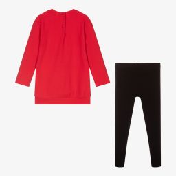 Everything Must Change-Красный свитер Disney с легинсами для девочек | Childrensalon Outlet