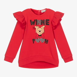 Everything Must Change-سويتشيرت قطن جيرسي لون أحمر للبنات | Childrensalon Outlet