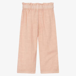 Everything Must Change-Брюки с бумажной талией розовые для девочек | Childrensalon Outlet