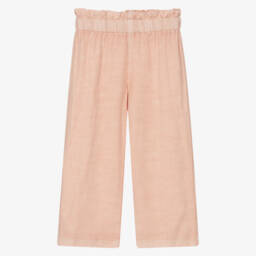 Everything Must Change-Брюки с бумажной талией розовые для девочек | Childrensalon Outlet