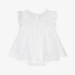 Everything Must Change-Girls White Eyelet Floral Dress | Childrensalon Outlet