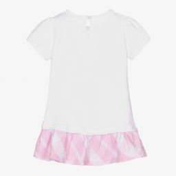 Everything Must Change-Girls White & Pink Dress Set | Childrensalon Outlet