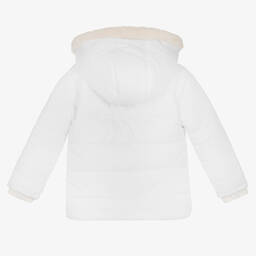 Everything Must Change-Girls White Puffer Jacket | Childrensalon Outlet