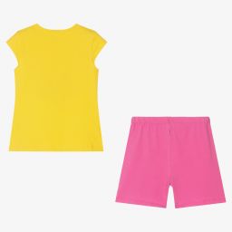 Everything Must Change-Желто-розовая пижама для девочек | Childrensalon Outlet