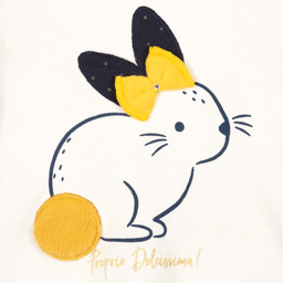 Everything Must Change-طقم بنطلون وتوب قطن لون عاجي وكحلي للمولودات | Childrensalon Outlet