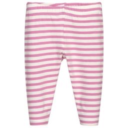 Everything Must Change-Lilac Striped Cotton Leggings | Childrensalon Outlet