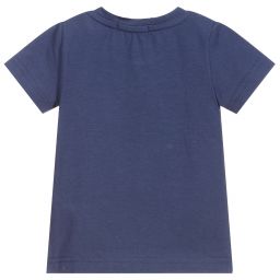 Everything Must Change-Navy Blue Cotton Baby T-Shirt | Childrensalon Outlet