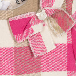 Everything Must Change-Pink & Beige Check Dress | Childrensalon Outlet
