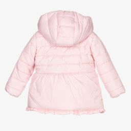 Everything Must Change-Pink Hooded Puffer Coat | Childrensalon Outlet