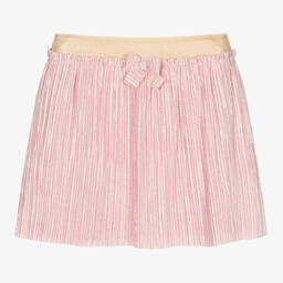 Everything Must Change-Pink Ribbed Velour Skirt | Childrensalon Outlet