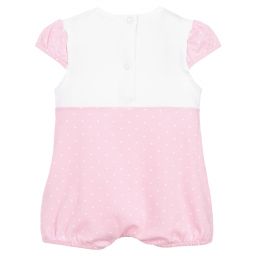 Everything Must Change-Pink & White Cotton Shortie | Childrensalon Outlet