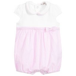 افريثينغ مست تشاينج-Pink & White Striped Shortie | Childrensalon Outlet