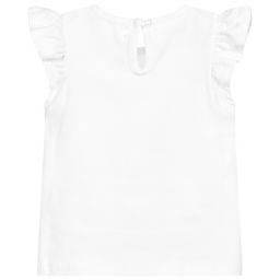 Everything Must Change-White Cotton Baby T-Shirt | Childrensalon Outlet