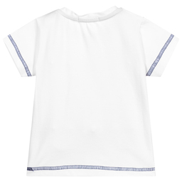 Everything Must Change-White Cotton Baby T-Shirt | Childrensalon Outlet