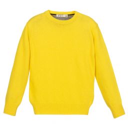 Everything Must Change-Yellow Wool Blend Jumper | Childrensalon Outlet