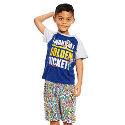 Fabric Flavours-Голубая хлопковая пижама с героями Роальда Даля | Childrensalon Outlet