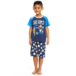 Fabric Flavours-Синяя хлопковая пижама с героями Роальда Даля | Childrensalon Outlet