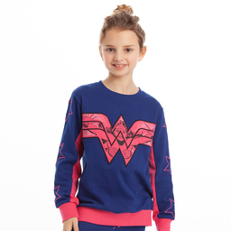 Fabric Flavours-Синяя толстовка Wonder Woman | Childrensalon Outlet