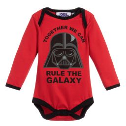 Fabric Flavours-Красное боди для новорожденных «Дарт Вейдер» | Childrensalon Outlet