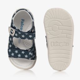 Falcotto by Naturino-Baby Girls Blue Star Sandals | Childrensalon Outlet