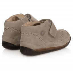 Falcotto by Naturino-Beige Suede Ankle Boots | Childrensalon Outlet