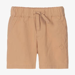 فالكوتو باي ناتورينو-Boys Beige Cotton Shorts | Childrensalon Outlet