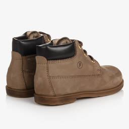 Falcotto by Naturino-Boys Brown Leather Ankle Boots | Childrensalon Outlet