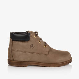 Falcotto by Naturino-Boys Brown Leather Ankle Boots | Childrensalon Outlet