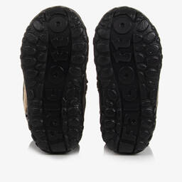 فالكوتو باي ناتورينو-بوت بطبعة تيدي بير جلد وقماش لون رمادي داكن | Childrensalon Outlet