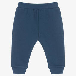 Falcotto by Naturino-Boys Navy Blue Cotton Joggers | Childrensalon Outlet