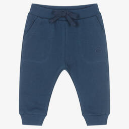 Falcotto by Naturino-Boys Navy Blue Cotton Joggers | Childrensalon Outlet