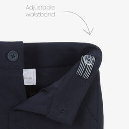 Falcotto by Naturino-Boys Navy Blue Jersey Shorts | Childrensalon Outlet