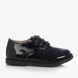 Falcotto by Naturino-Синие броги из лакированной кожи | Childrensalon Outlet