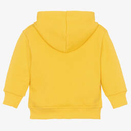 Falcotto by Naturino-Boys Yellow Cotton Hooded Zip-Up Top | Childrensalon Outlet