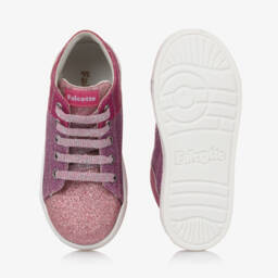 فالكوتو باي ناتورينو-حذاء رياضي لون زهري براق للبنات | Childrensalon Outlet