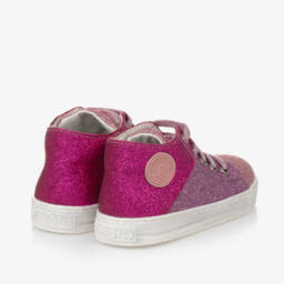 فالكوتو باي ناتورينو-حذاء رياضي لون زهري براق للبنات | Childrensalon Outlet