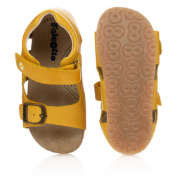 Falcotto by Naturino-Yellow Leather Sandals | Childrensalon Outlet
