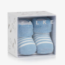 Falke-Boy's Gentle Blue Baby Socks | Childrensalon Outlet