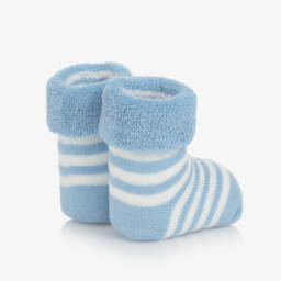 Falke-Boy's Gentle Blue Baby Socks | Childrensalon Outlet