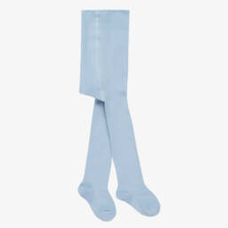Falke-Boys Pale Blue Soft Knit Tights | Childrensalon Outlet