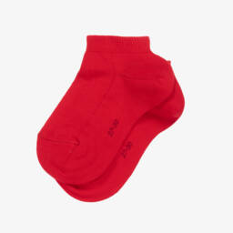 Falke-Boys Red Low-Cut Cotton Socks | Childrensalon Outlet