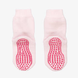 Falke-Girls Pink Cotton Wool Slipper Socks | Childrensalon Outlet
